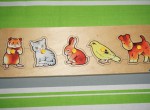 Holzsteckpuzzle Tiere 1-3 Jahre